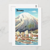 ワシントンヴィンテージのタコマの景色 ポストカード (正面/裏面)