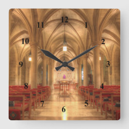 ワシントン国立大聖堂ベツレヘム礼拝堂 スクエア壁時計