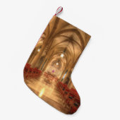 ワシントン国立大聖堂ベツレヘム礼拝堂 スモールクリスマスストッキング (正面 (吊り時))