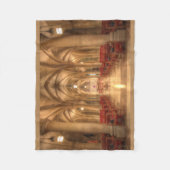 ワシントン国立大聖堂ベツレヘム礼拝堂 フリースブランケット (正面)