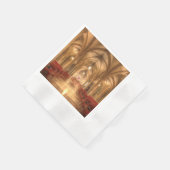 ワシントン国立大聖堂ベツレヘム礼拝堂 縁ありカクテルナプキン (角)