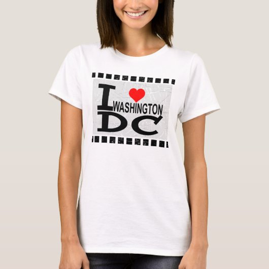 ワシントン大好き、D.C Tシャツ (正面)