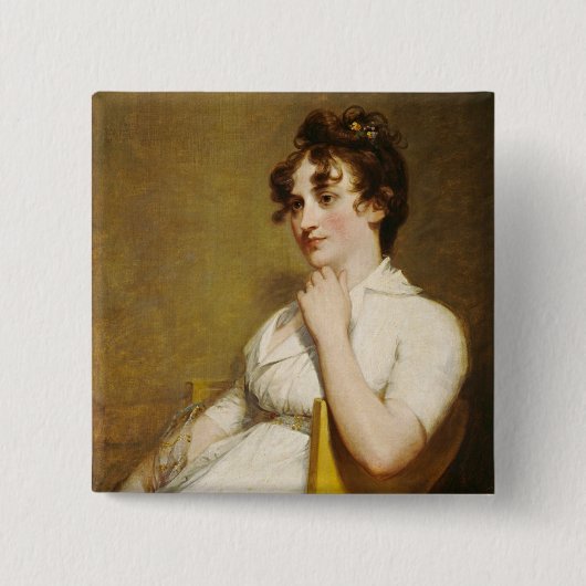 ワシントン大統領のネリー孫 缶バッジ (正面)