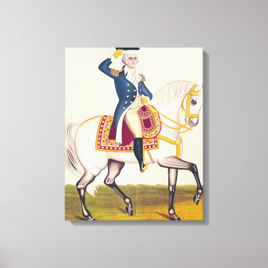 ワシントン将軍のホワイトチャージャ上, c.1835 キャンバスプリント (正面)