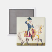 ワシントン将軍のホワイトチャージャ上, c.1835 マグネット (正面/裏面)