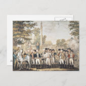 ワシントン将軍への英国の降伏 ポストカード (正面/裏面)