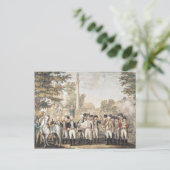 ワシントン将軍への英国の降伏 ポストカード (スタンド正面)