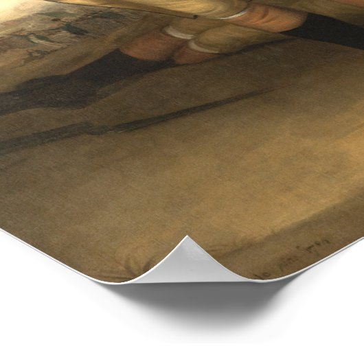 ワシントン将軍プリンストンの戦い ポスター (角)