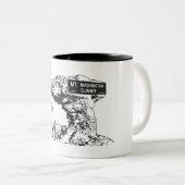 ワシントン山サミットサイン ツートーンマグカップ (正面右)