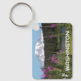 ワシントン山レイニエWildflowers写真 キーホルダー