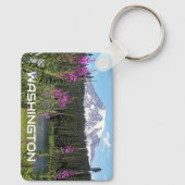 ワシントン山レイニエWildflowers写真 キーホルダー (裏面)