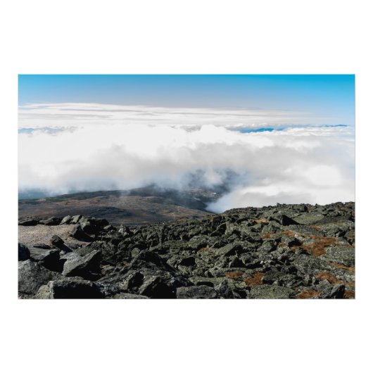 ワシントン山山頂ロッキー地形 フォトプリント (正面)