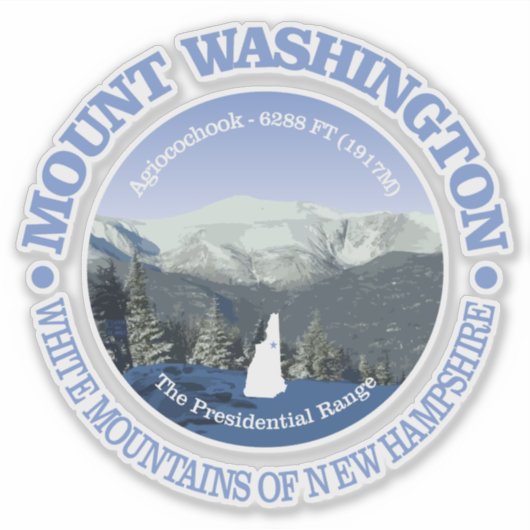 ワシントン山 シール (正面)