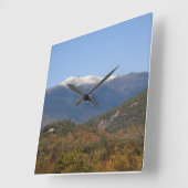 ワシントン山(ニューハンプシャー州) スクエア壁時計 (傾斜)
