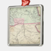 ワシントン州およびオレゴン メタルオーナメント (左)