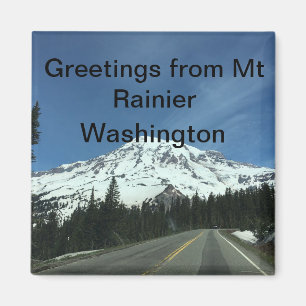 ワシントン州でranier mtのクールなrefの磁石 マグネット
