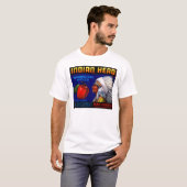 ワシントン州のインドのヘッドりんご Tシャツ (正面フル)