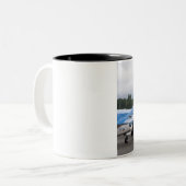 ワシントン州のオリンピア、軍隊airshow. ツートーンマグカップ (正面左)