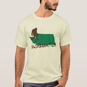 ワシントン州のサスカッチのTシャツ Tシャツ