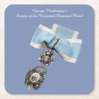 ワシントン州のシンシナチのコースターの社会 スクエアペーパーコースター