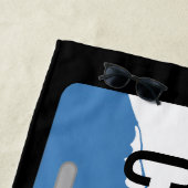 ワシントン州のナンバープレートはカスタム設計します ビーチタオル (インサイチュ)