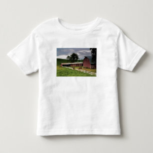 ワシントン州のパルース農場地域を走る 4 トドラーTシャツ