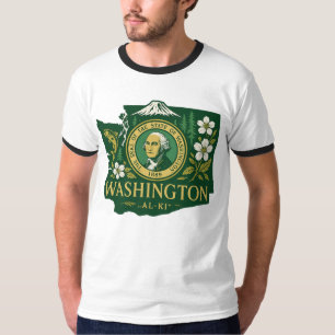 ワシントン州のプライド Tシャツ