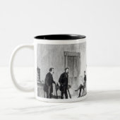 ワシントン州のホワイトハウスのロビー ツートーンマグカップ (左)