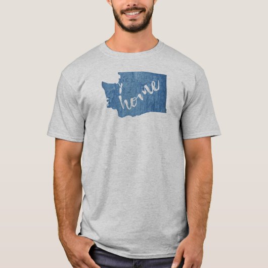 ワシントン州のホームウッドグレイン Tシャツ (正面)