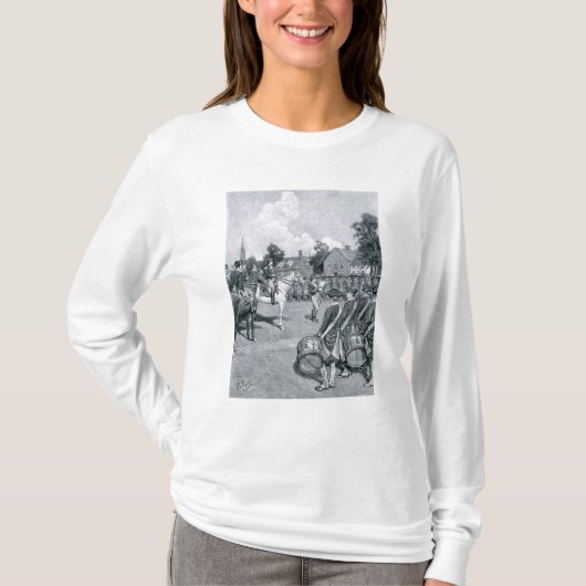 ワシントン州の前の宣言を読むこと Tシャツ (正面)