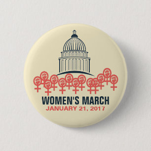 ワシントン州の団結の女性の3月 缶バッジ