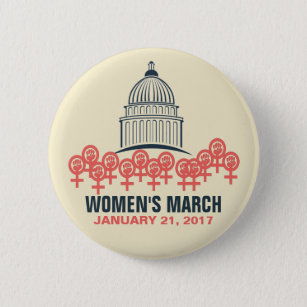 ワシントン州の団結の女性の3月 缶バッジ