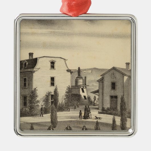 ワシントン州の大学、Calif メタルオーナメント (正面)