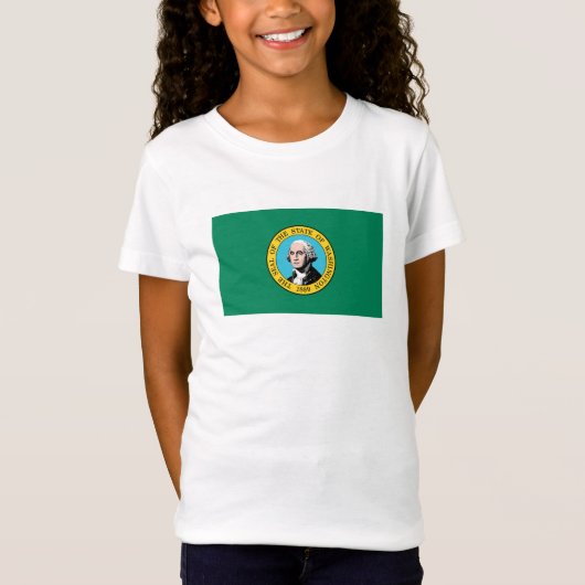 ワシントン州の旗 Tシャツ (正面)