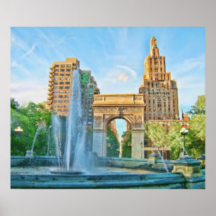 ワシントン州の正方形公園、NYC ポスター