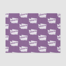 ワシントン州の白の家のヴィンテージの地図のシルエット