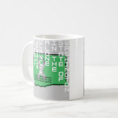 ワシントン州の脳がん啓発 コーヒーマグカップ (正面左)
