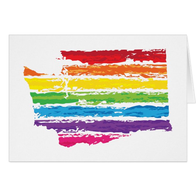 ワシントン州の色彩画 (正面横)