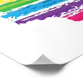 ワシントン州の色彩画 ポスター (角)