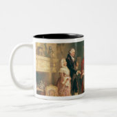 ワシントン州の誕生日1798年 ツートーンマグカップ (左)