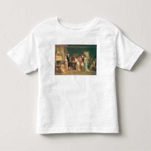 ワシントン州の誕生日1798年 トドラーTシャツ (正面)