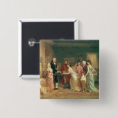 ワシントン州の誕生日1798年 缶バッジ (正面&裏面)