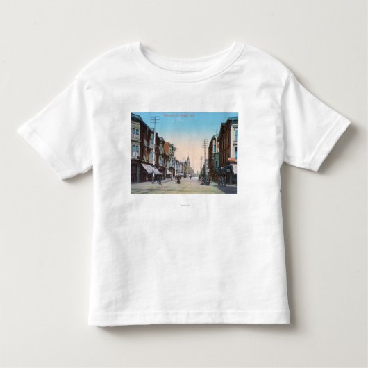 ワシントン州の通り# 2Oakland、カリフォルニアの眺め トドラーTシャツ (正面)