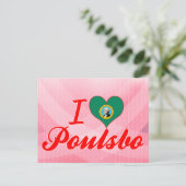 ワシントン州のI Love Paulsbo ポストカード (スタンド正面)