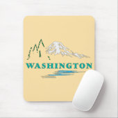 ワシントン州アメリカ合衆国 マウスパッド (マウス)