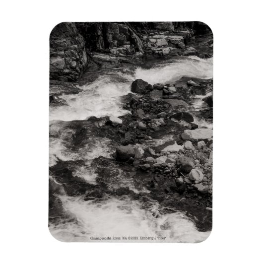 ワシントン州オハナプロックス川 マグネット (縦)