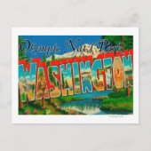 ワシントン州オリンピックナットル公園 ポストカード (正面)