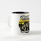 ワシントン州オリンピック国有林 ツートーンマグカップ (正面左)