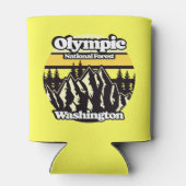 ワシントン州オリンピック国有林 缶クーラー (裏面)