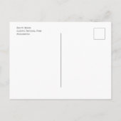 ワシントン州オリンピック国立公園リアルトビーチ ポストカード (裏面)